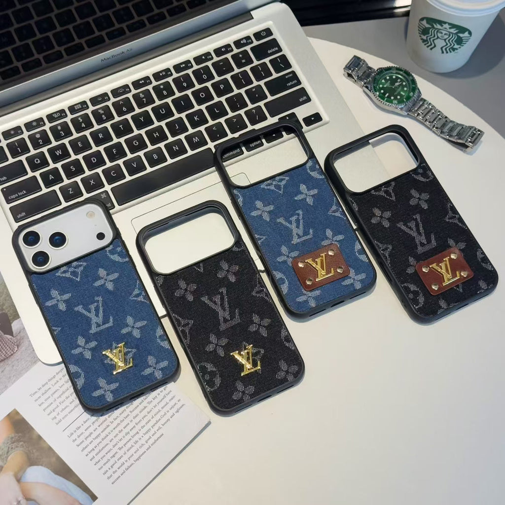 High-End Fashion iPhone Case with Designer Print (11–17 Series)