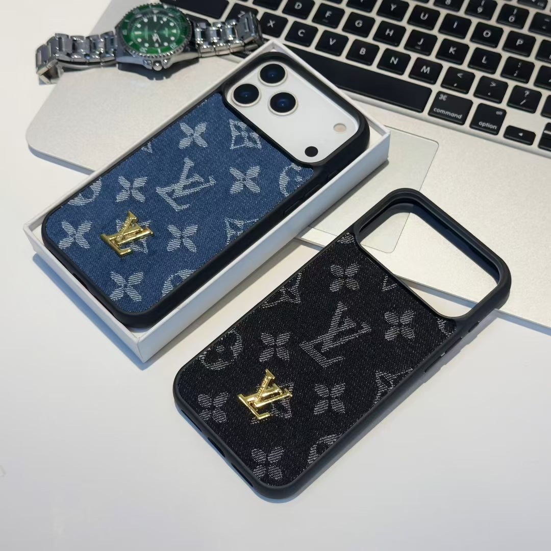 High-End Fashion iPhone Case with Designer Print (11–17 Series)