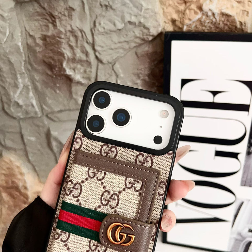 Signature Designer Look iPhone Case for iPhone 11 to 17 Models