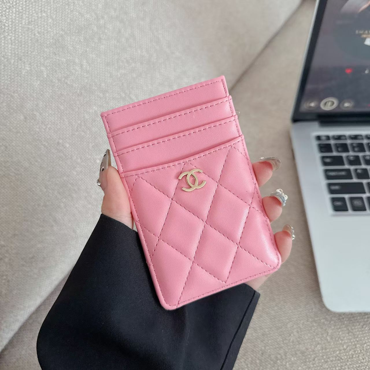 Chanel CC Luxury Phone Case for iPhone 11–17 Series