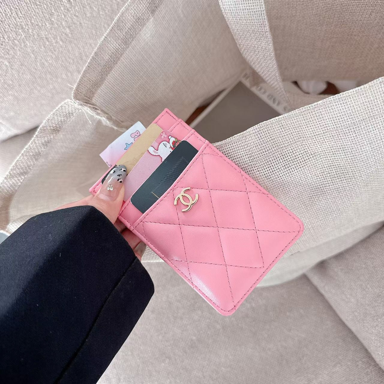 Chanel CC Luxury Phone Case for iPhone 11–17 Series