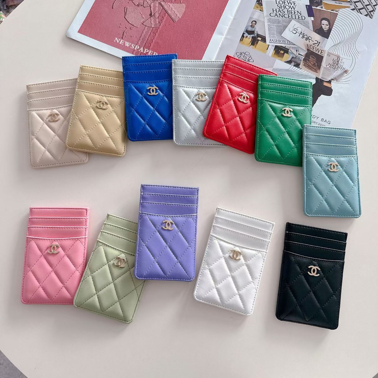 Chanel CC Luxury Phone Case for iPhone 11–17 Series