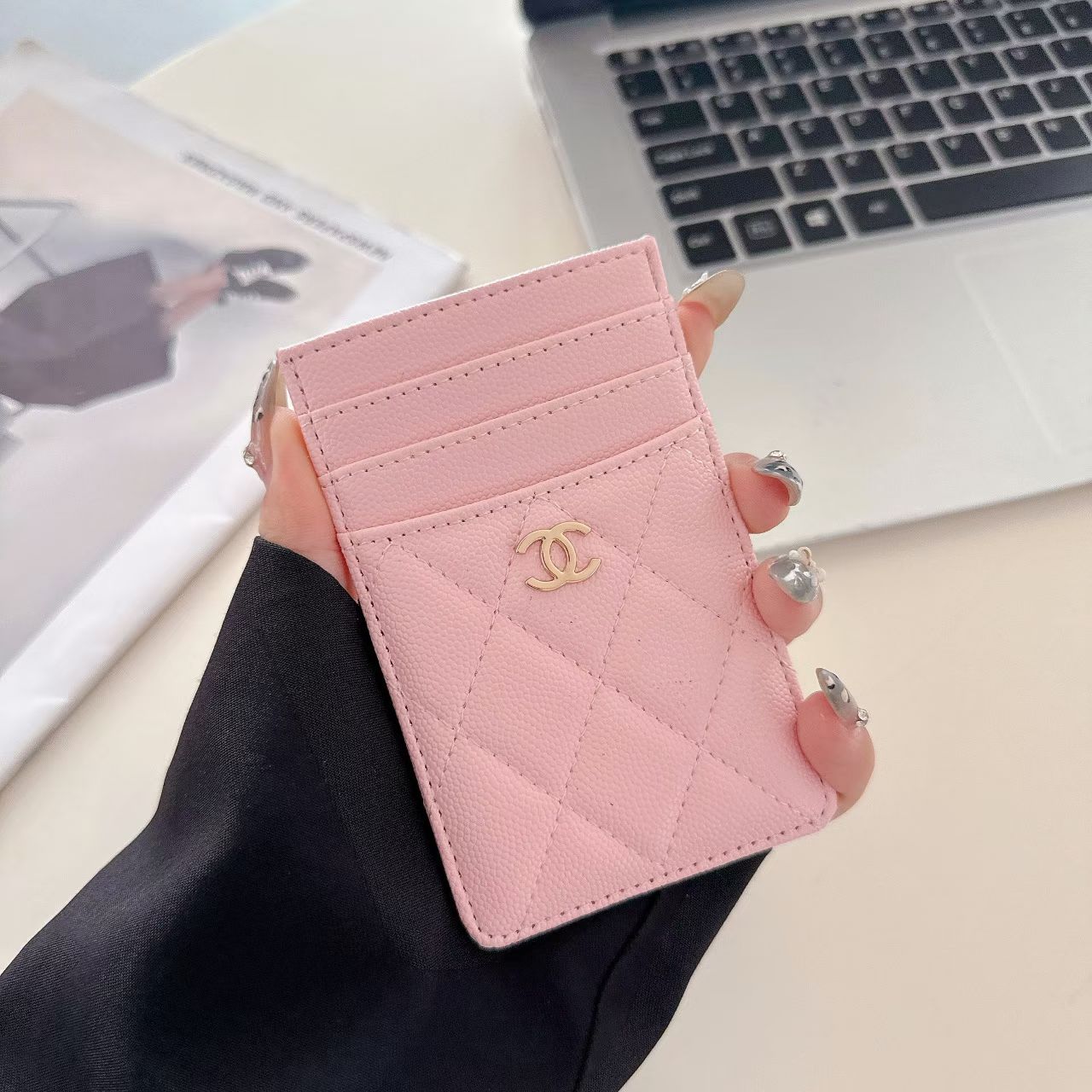 Chanel CC-Inspired Designer iPhone Case – Luxury Fashion Cover (11–17