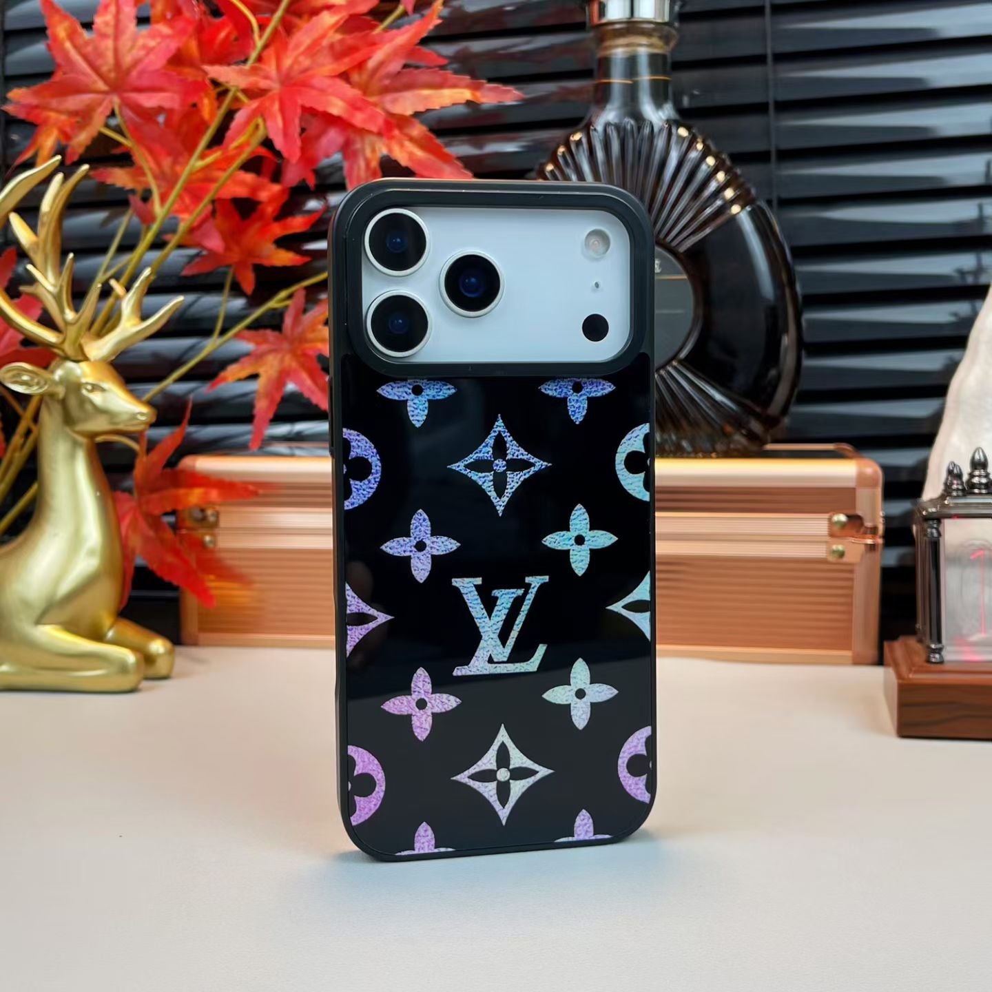 Louis Vuitton-Inspired Holographic Heritage iPhone Case