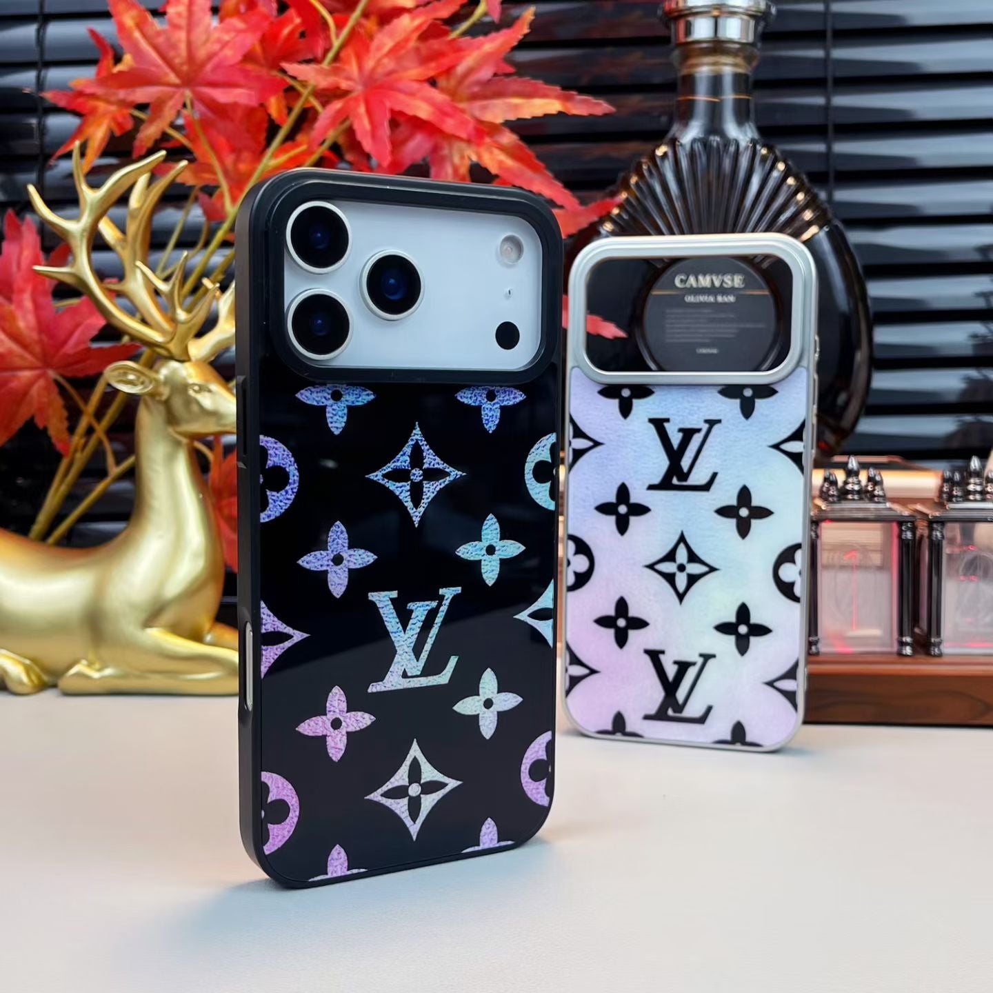Louis Vuitton-Inspired Holographic Heritage iPhone Case