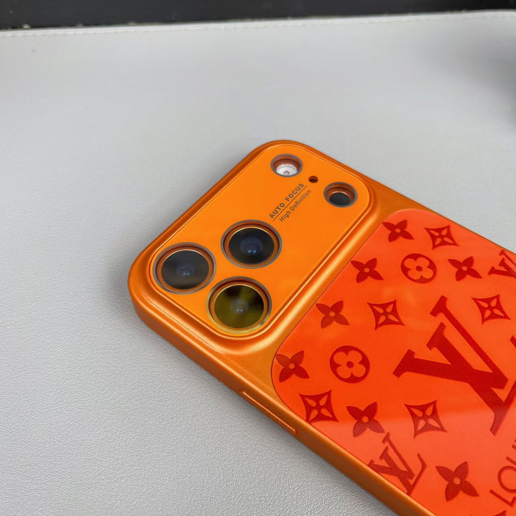 LV-Inspired Luxury Shockproof Bumper Case For iPhone - Premium Quality