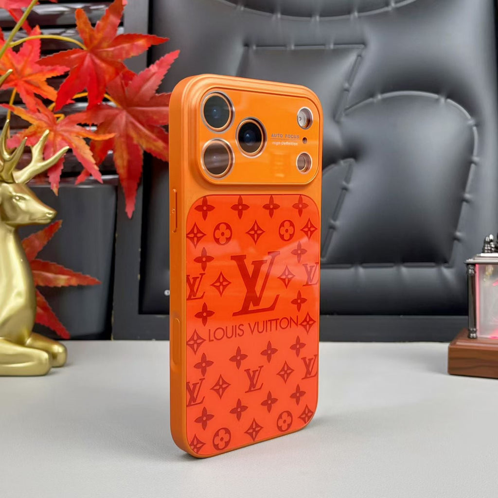 LV-Inspired Luxury Shockproof Bumper Case For iPhone - Premium Quality