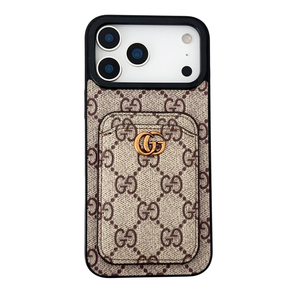 Gucci Luxury Brand Phone Case for iPhone 11–17 Series
