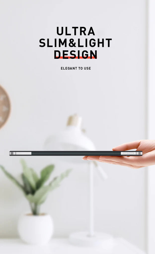 Magnetic Smart Case for iPad Pro/Air/Mini (9th–11th Gen, M2/M3/M4, A16/A17)