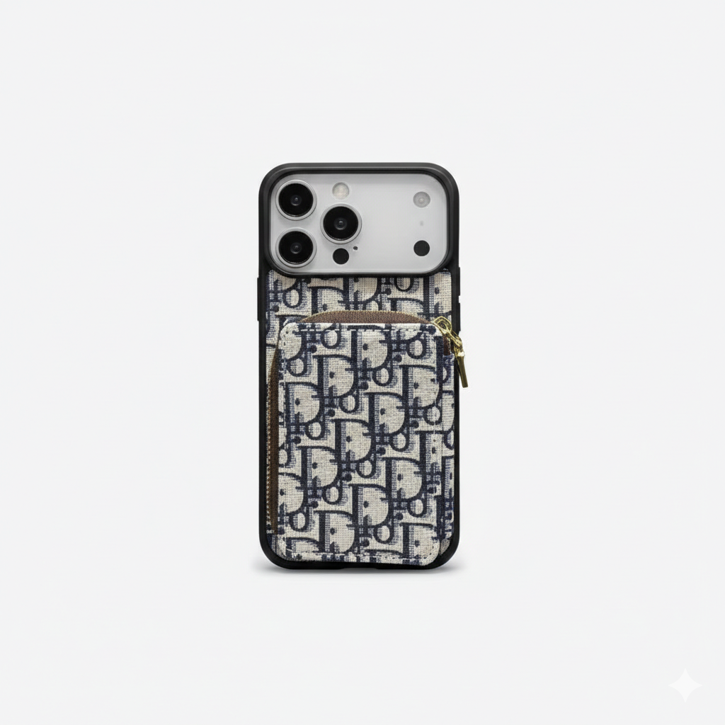 Dior-Inspired Designer iPhone Case | iPhone 13-17 Series