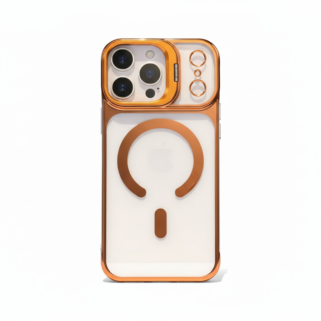 Luxury Plating Broderless Ultra Thin Magsafe Case for iPhone 17 16 15 14