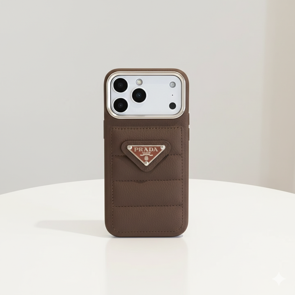 Prada-Inspired Designer iPhone Case 13 to 17 series