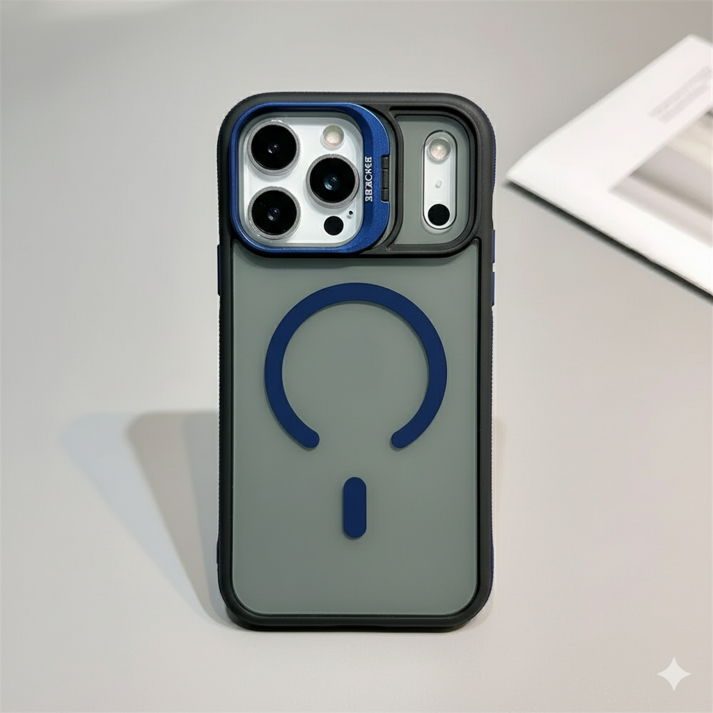 Glitter Stand MagSafe Case (iPhone 11–17 Series)