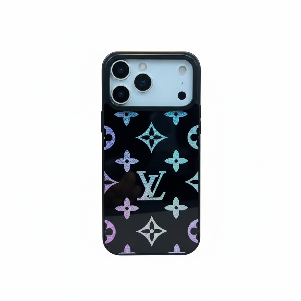 Louis Vuitton-Inspired Holographic Heritage iPhone Case