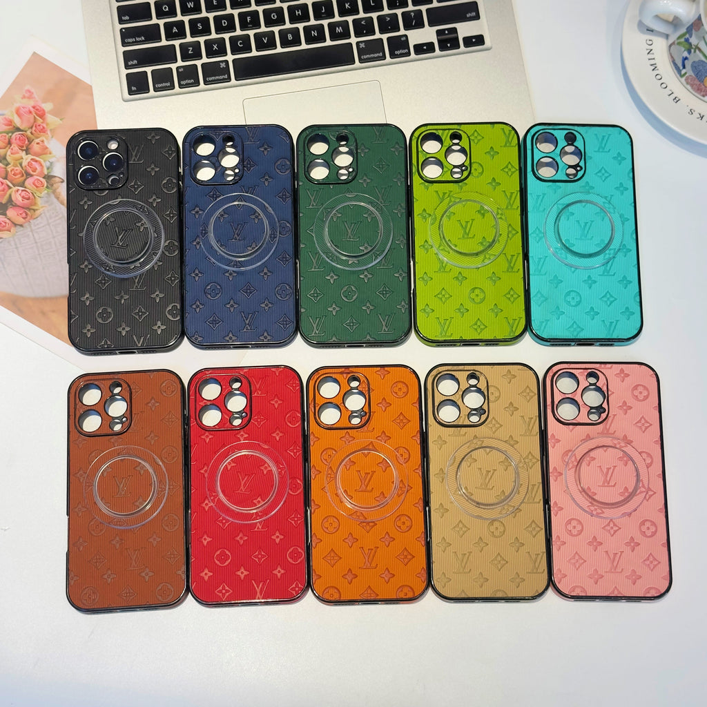 Louis Vuitton Elite Luxury iPhone Case – Glossy Designer Finish (11–17)