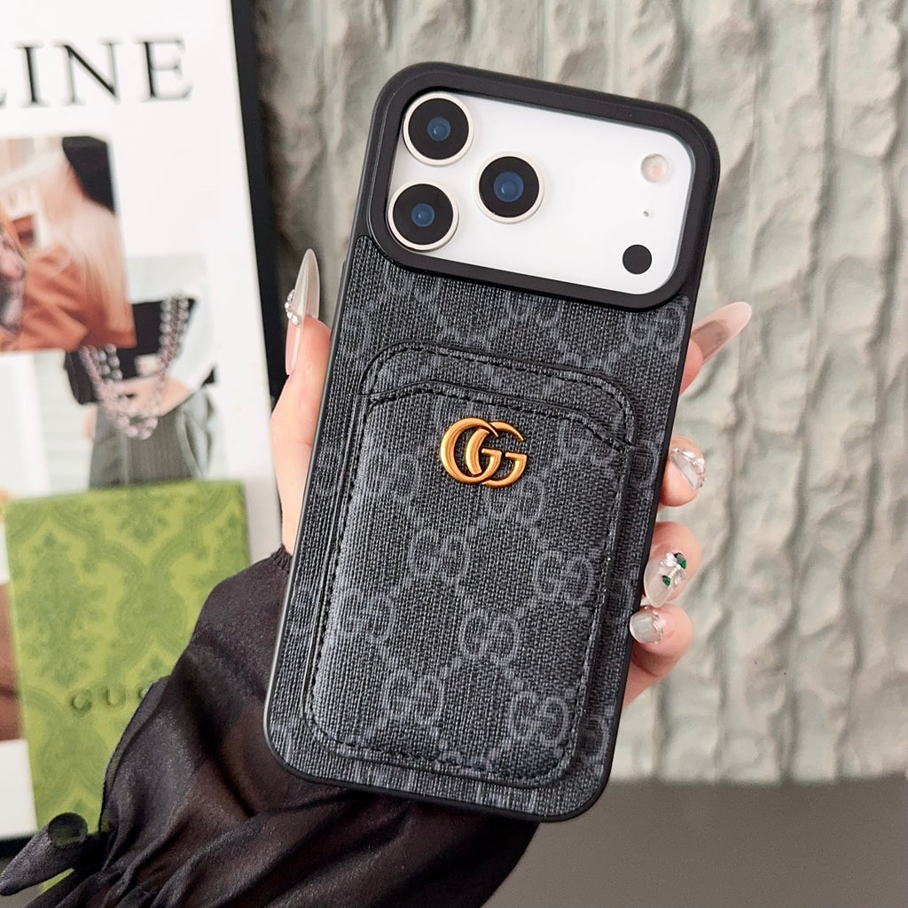 Gucci Luxury Brand Phone Case for iPhone 11–17 Series