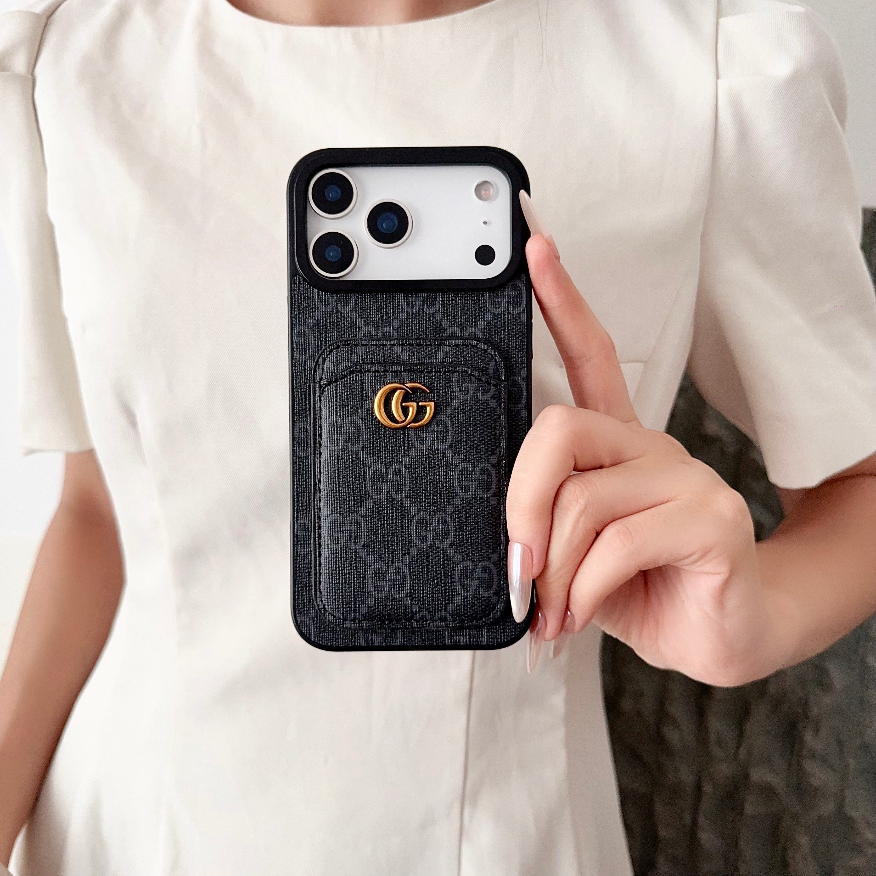 Gucci Luxury Brand Phone Case for iPhone 11–17 Series