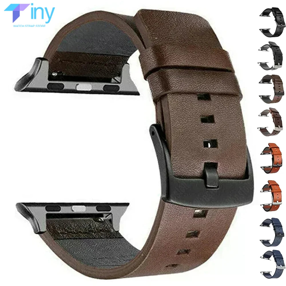 Leather Strap for Apple Watch Ultra & Series
