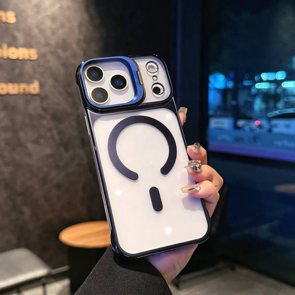 Luxury Plating Broderless Ultra Thin Magsafe Case for iPhone 17 16 15 14