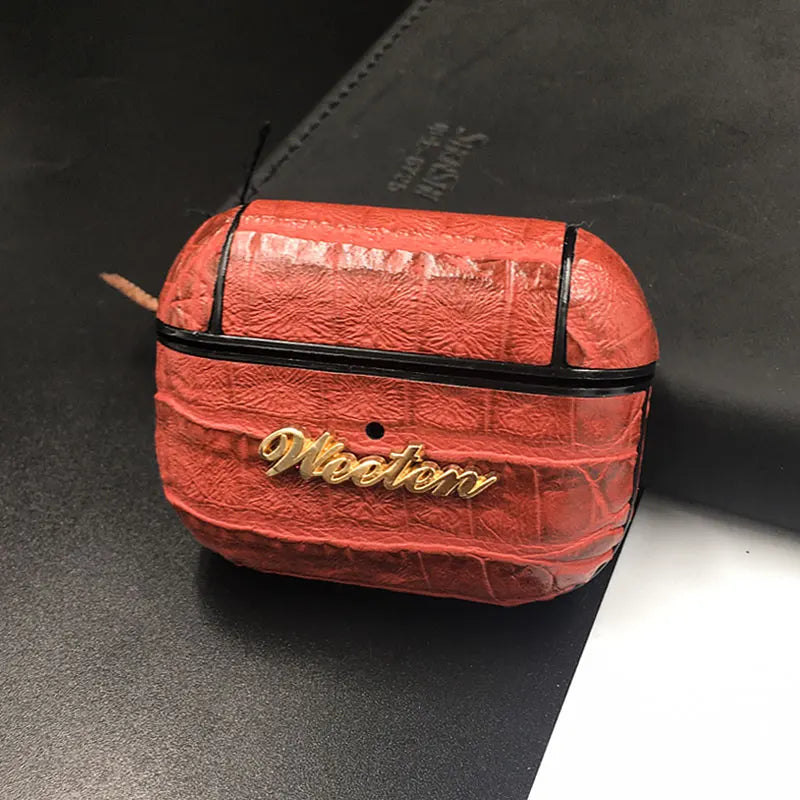 Leather AirPods Case (1–3 & Pro)