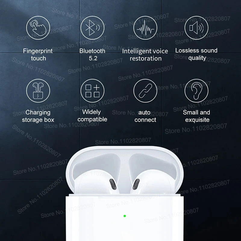 Wireless Earphone Bluetooth Earpods for iPhone Android Airpods Pro 4 Earphones for Apple  Pro 2 Headset Headphone Accessories