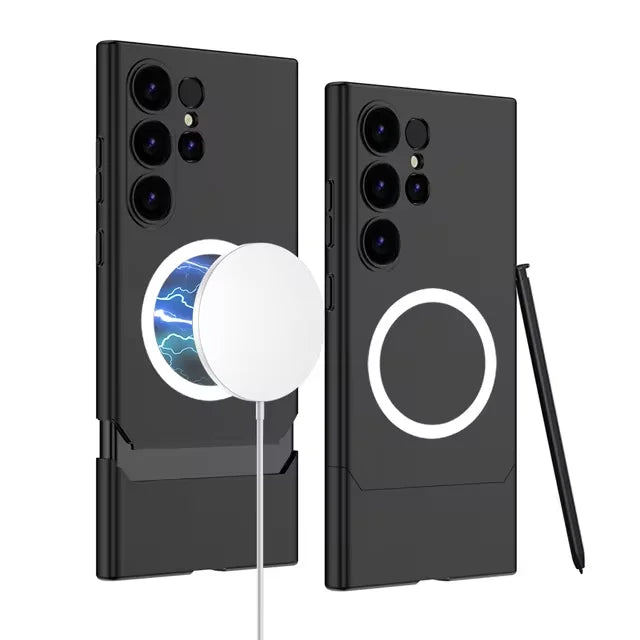 MagSafe Wireless Charging Shockproof Matte Hard Case for Samsung Galaxy S24 Ultra