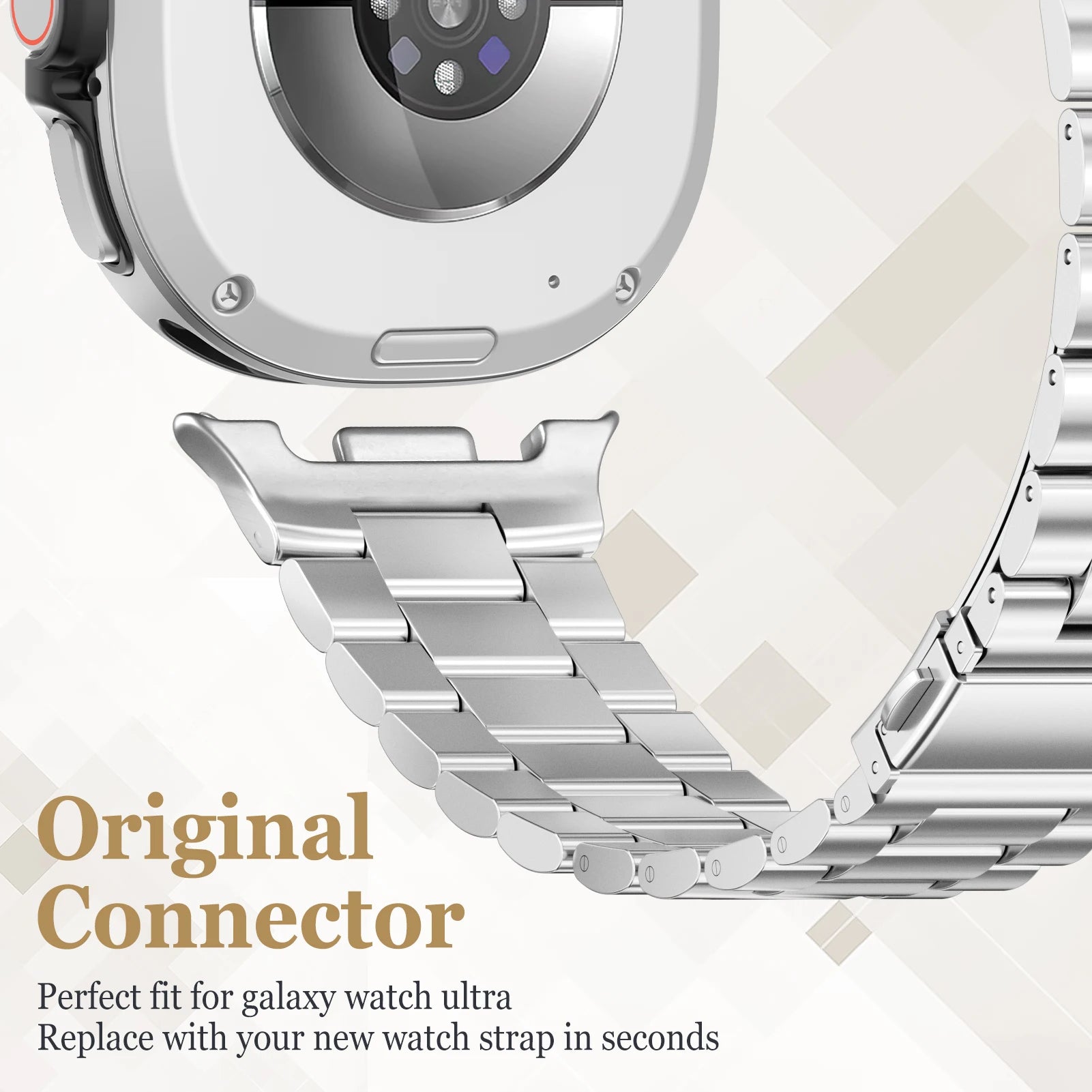 Luxury Metal Strap for Samsung Watch 8 Classic