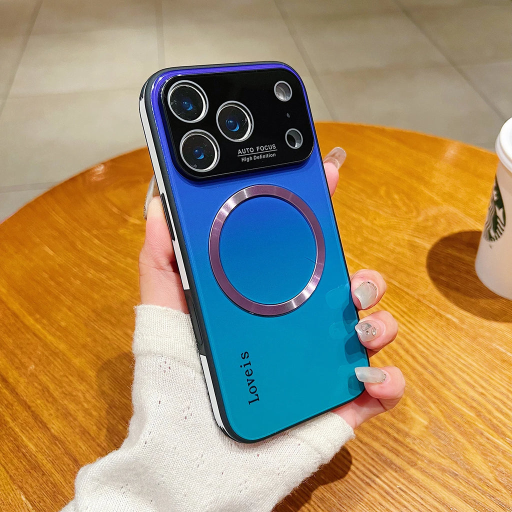 Magnetic Glass Case for iPhone 17 / 17 Pro / Pro Max / Air