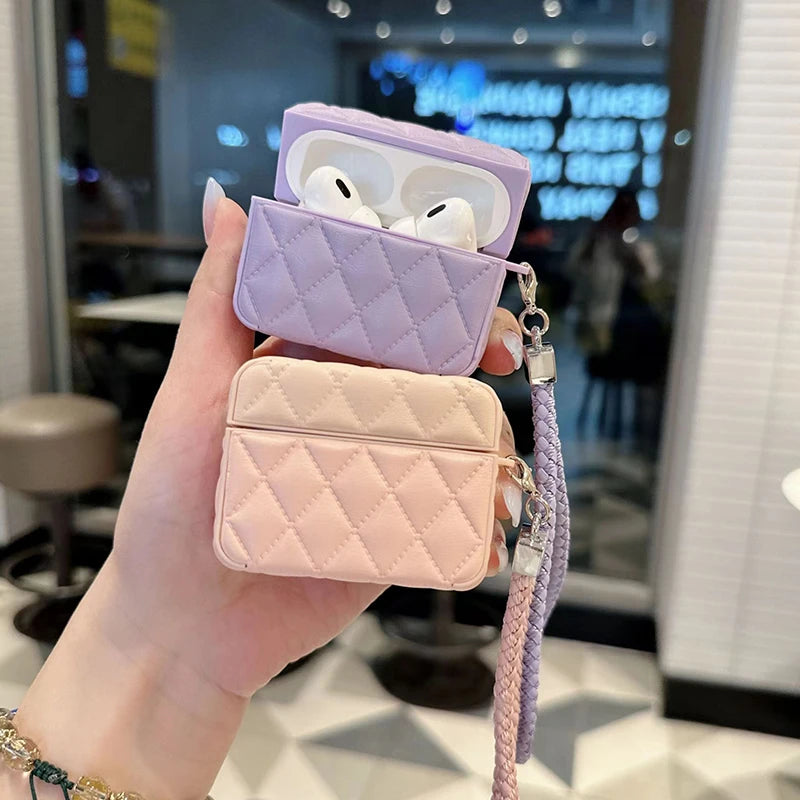 High-End PU Leather AirPods Protective Case