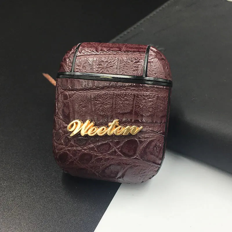 Leather AirPods Case (1–3 & Pro)