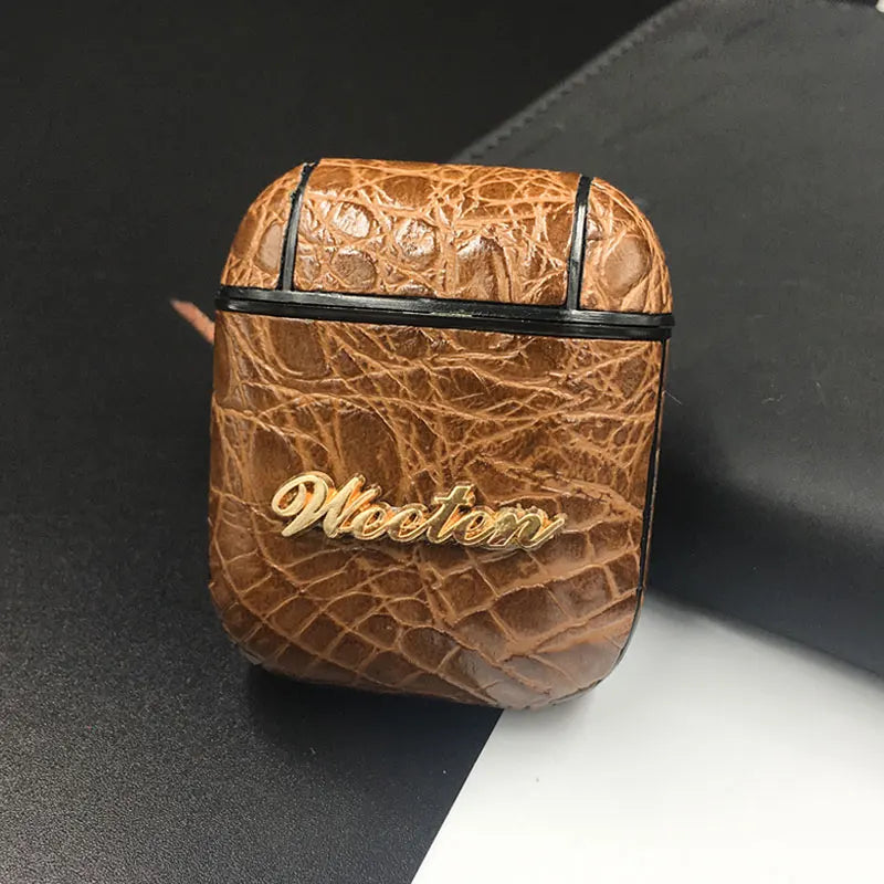 Leather AirPods Case (1–3 & Pro)