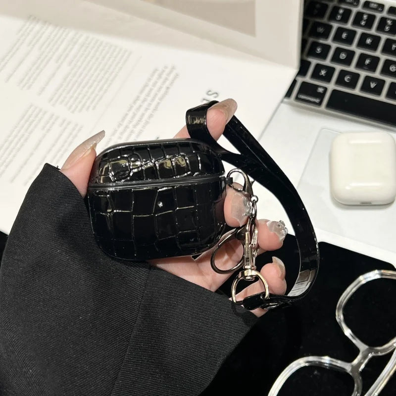 Luxury Alligator Pattern Earphone Cover