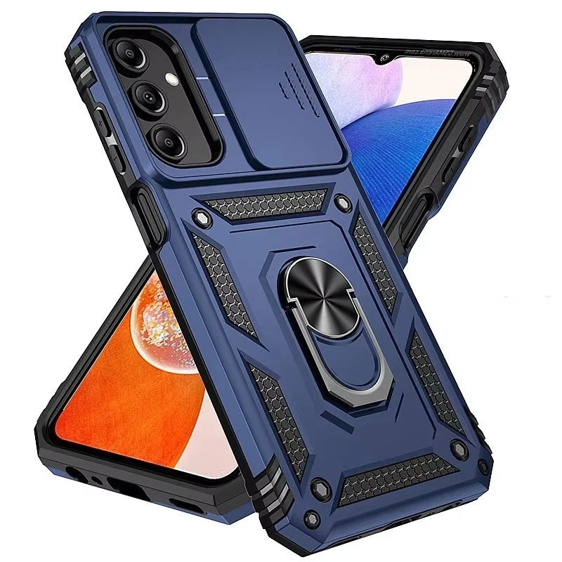 Slide Lens Armor Case for Samsung