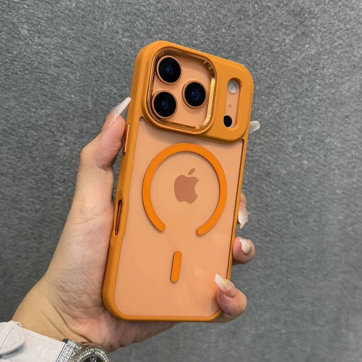 Transparent MagSafe Armor Case for iPhone 11–17 Series