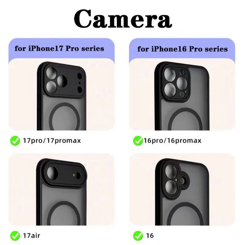 Clear Magsafe Case for iPhone 13 / 14 / 15 / 16 / 17