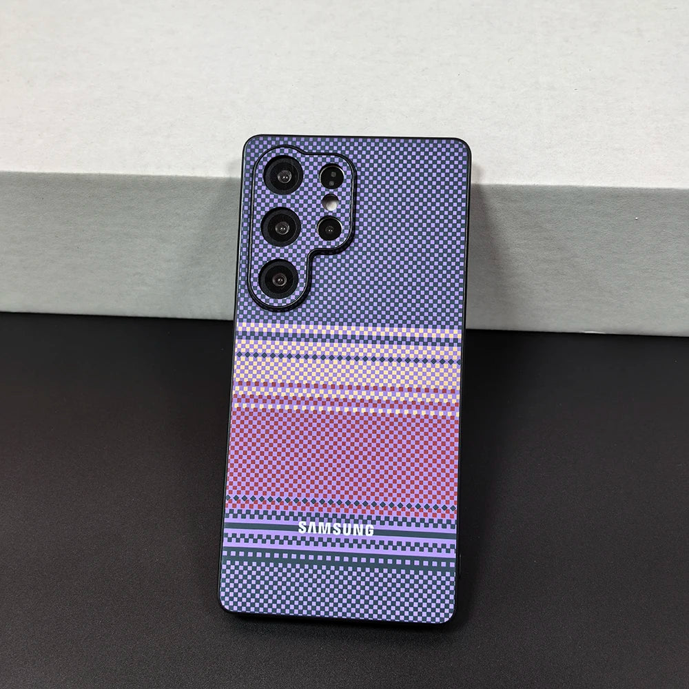 Sunset Color Block Case for Samsung – Shockproof Magnetic Cover