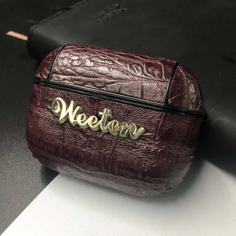 Leather AirPods Case (1–3 & Pro)
