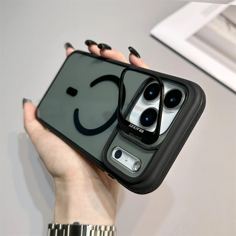 Glitter Stand MagSafe Case (iPhone 11–17 Series)