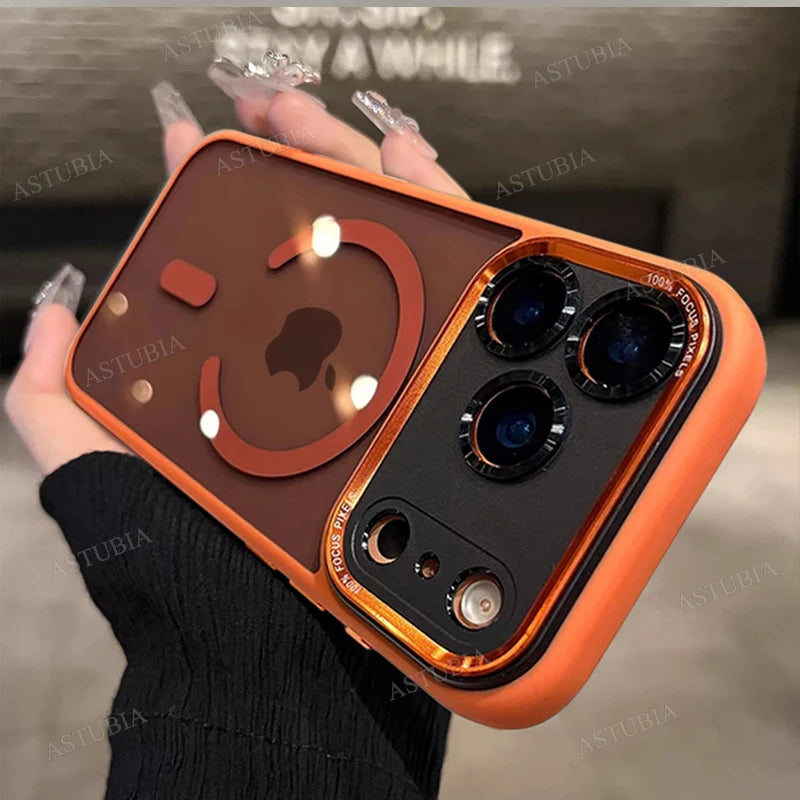 Magnetic Magsafe Clear Bumper Case for iPhone 11–17