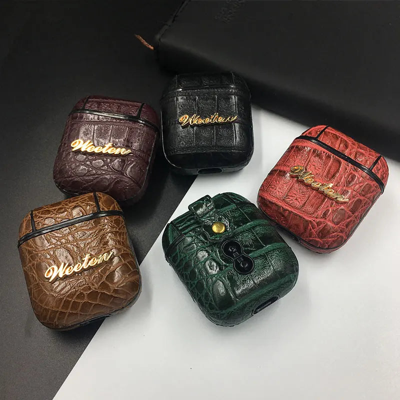Leather AirPods Case (1–3 & Pro)