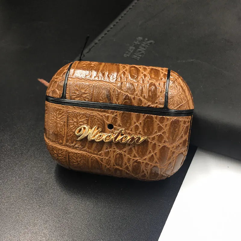 Leather AirPods Case (1–3 & Pro)