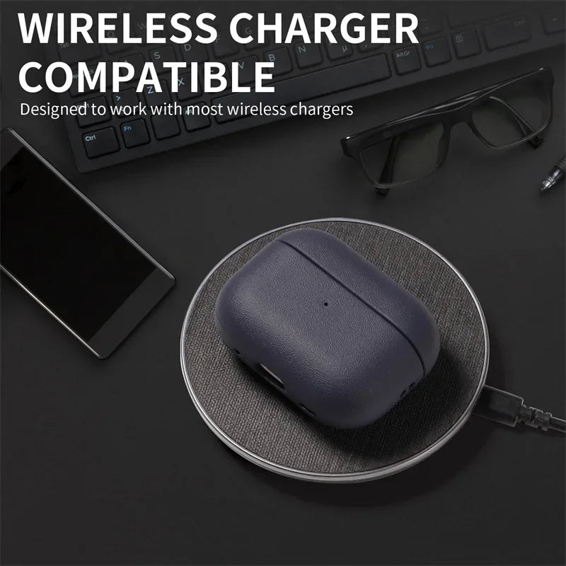 Leather Grain AirPods Case (Pro/3/4)