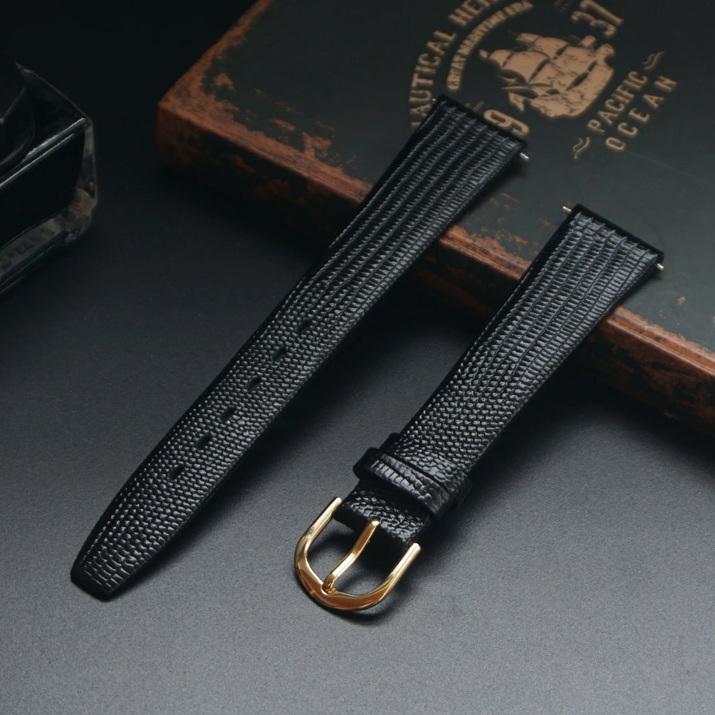 Vintage Lizard Leather Watch Strap