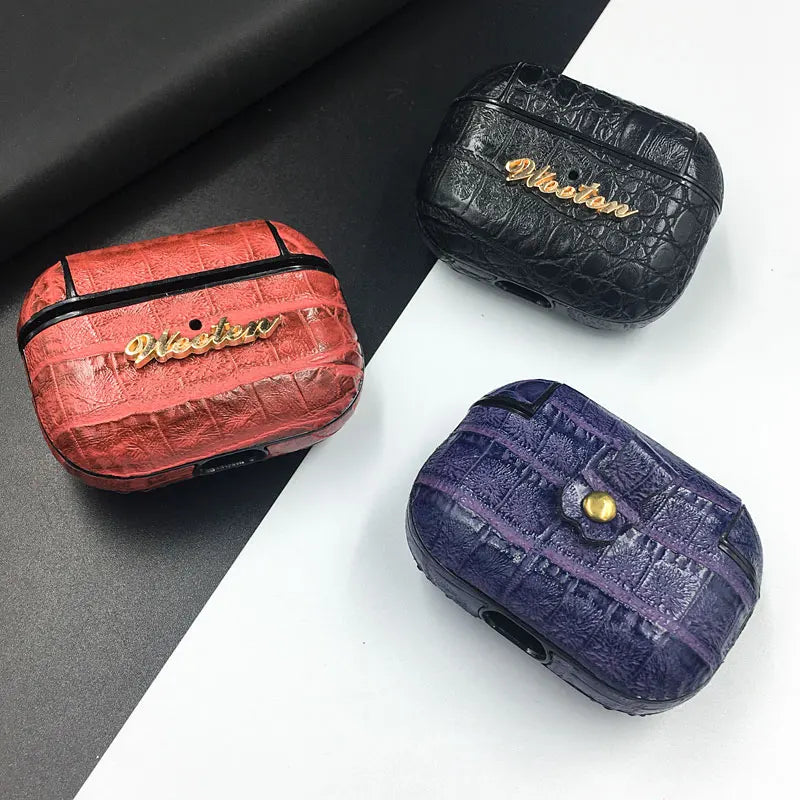 Leather AirPods Case (1–3 & Pro)