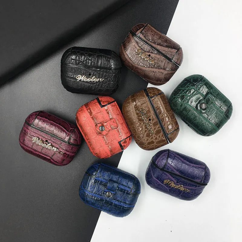 Leather AirPods Case (1–3 & Pro)