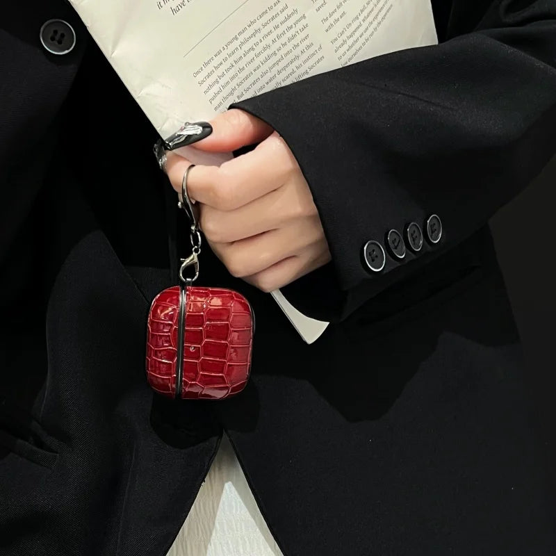 Luxury Alligator Pattern Earphone Cover