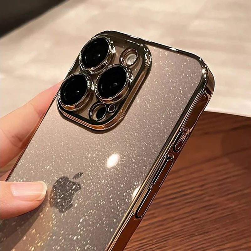 Glitter Magnetic Stand Magsafe Case for iPhone 13 / 14 / 15 / 16 / 17
