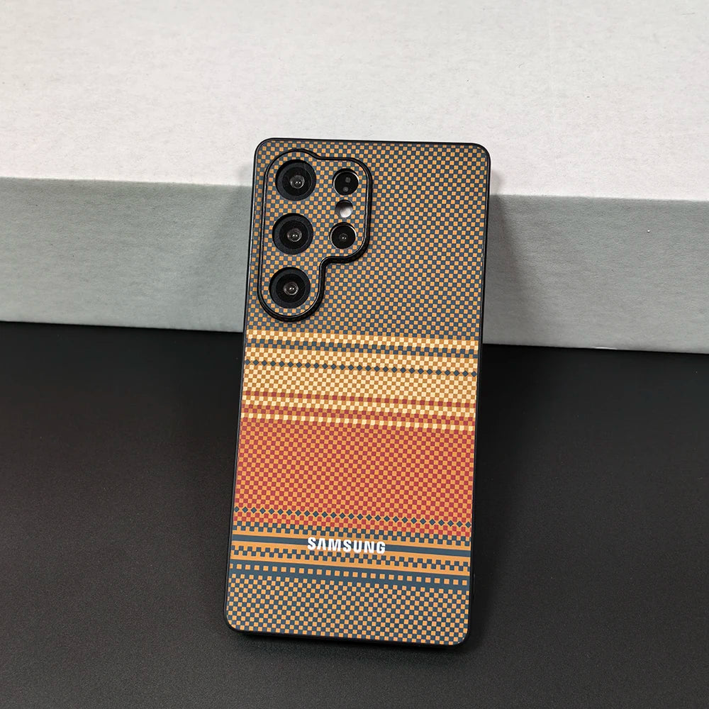 Sunset Color Block Case for Samsung – Shockproof Magnetic Cover