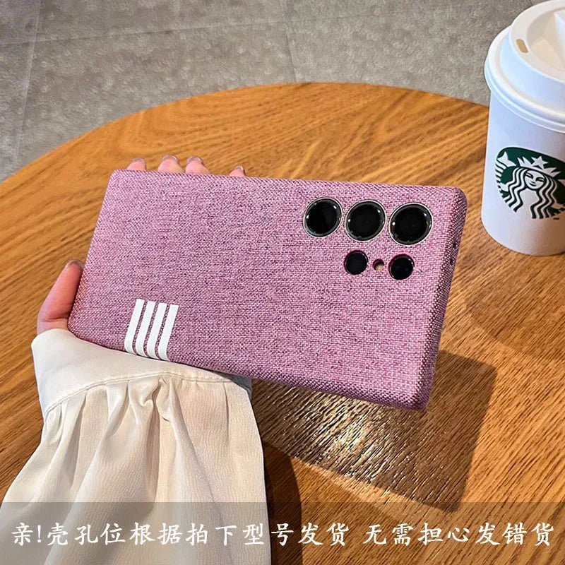 MagSafe Leather Case for Samsung S25/S24 Ultra – Magnetic Wireless Charging Shockproof Cover