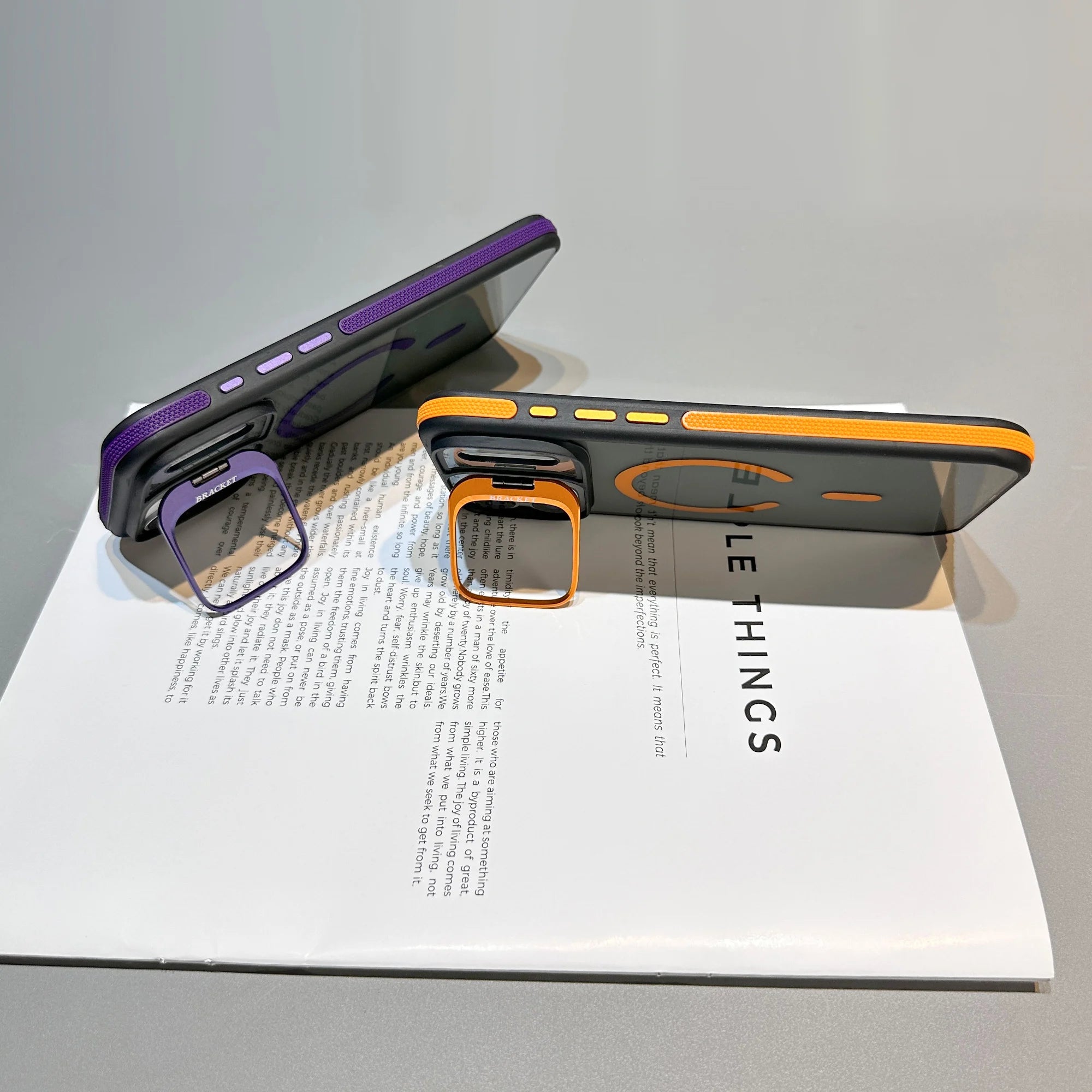 Glitter Stand MagSafe Case (iPhone 11–17 Series)